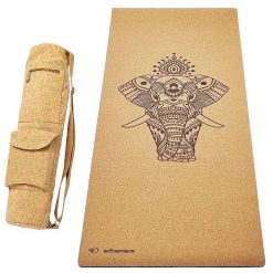 Zestaw mata do jogi z korka i gumy 5 mm + torba z korka - Eléphant. Brązowe torby męskie na ramię ACHAMANA, bez wzorów, z bawełny, na ramię, duże. Za 550.00 zł.