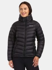 Kilpi Kurtka zimowa "Rebeki" w kolorze czarnym rozmiar: 42. Czarne kurtki damskie Kilpi, na zimę, bez wzorów, z puchu, bez kaptura. Za 326.32 zł.