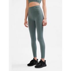 Legginsy sportowe dla kobiet Hummel. Szare legginsy damskie HUMMEL, bez wzorów, z poliamidu. Za 119.00 zł.