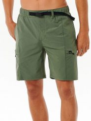Rip Curl Szorty w kolorze khaki rozmiar: S. Brązowe szorty męskie Rip Curl, z tkaniny, bez kołnierzyka. Za 83.42 zł.