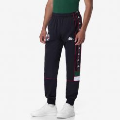 Spodnie dresowe o wąskim kroju Red Star FC 222 Banda Mems Slim 2024/25. Czarne spodnie dresowe męskie Kappa, bez wzorów, z dresówki. Za 254.50 zł.