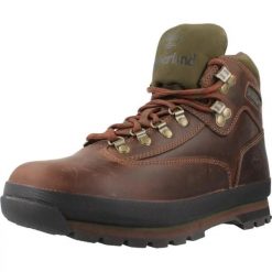Buty TIMBERLAND EURO HIKER MID LACE UP Brązowy. Brązowe buty trekkingowe męskie Timberland, na zimę, ze skóry, bez zapięcia, trekkingowe. Za 654.99 zł.