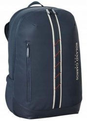 Plecak tenisowy Wilson Roland Garros 2025 Session Backpack granatowy. Niebieskie plecaki męskie Wilson, bez wzorów, z materiału. Za 325.99 zł.