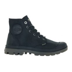 Buty Palladium Pampa Hi Wax U77222-008-M czarne. Czarne buty sportowe na co dzień damskie bez wzorów, z gumy. Za 544.84 zł.