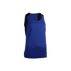 Koszulka Do Gry W Koszykówkę Damska Niebiesko- Czarna T500. Niebieskie t-shirty damskie TARMAK, l, bez wzorów, z materiału, bez kołnierzyka. Za 39.99 zł.