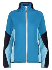 CMP Kurtka polarowa w kolorze błękitno-granatowym rozmiar: 40. Niebieskie kurtki damskie CMP, bez wzorów, z materiału, bez kaptura. Za 169.67 zł.