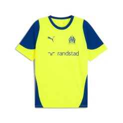 Koszulka treningowa OM 2025/26. Żółte t-shirty sportowe męskie Puma, l, bez ramiączek, do piłki nożnej. W wyprzedaży za 236.00 zł.