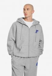 Bluza sportowa męska Prosto Gothic P z kapturem. Szare bluzy sportowe męskie Prosto., l, z bawełny. Za 169.99 zł.