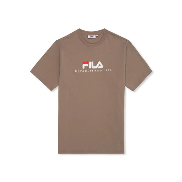 Koszulka Fila Valsera. Brązowe t-shirty damskie Fila, l, bez wzorów, z materiału, bez kołnierzyka. Za 147.50 zł.