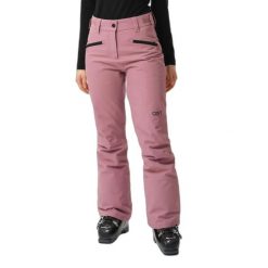 Spodnie snowboardowe damskie Colourwear Cork. Czerwone spodnie materiałowe damskie Colourwear, bez wzorów, z materiału, eleganckie. Za 732.50 zł.