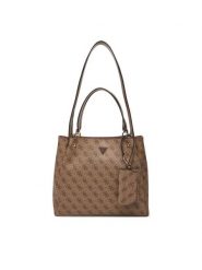 Guess Torebka Lorella Logo HWSG24 84230 Beżowy ciemny. Brązowe torebki klasyczne damskie Guess, z aplikacjami, ze skóry, bez dodatków. Za 634.99 zł.
