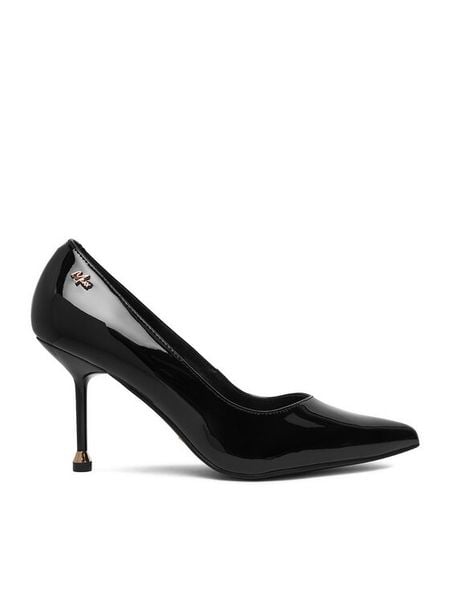 MEXX Szpilki EO-WS1312-01 Czarny. Czarne szpilki Mexx, bez wzorów, ze skóry, bez obcasa. Za 329.99 zł.