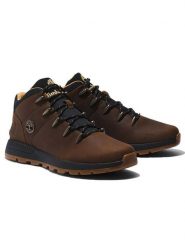 Timberland Skórzane buty trekkingowe "Sprint" w kolorze brązowym rozmiar: 45. Brązowe buty trekkingowe męskie Timberland, z materiału, bez zapięcia, do biegania. Za 441.45 zł.