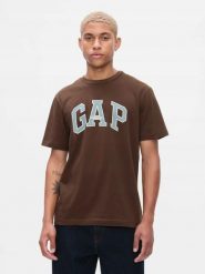 T-SHIRT MĘSKI KOSZULKA 1 BAWEŁNA GAP ATHLETIC BRĄZOWY. Brązowe t-shirty męskie GAP, m, bez wzorów, z bawełny, bez kołnierzyka. Za 185.93 zł.