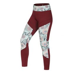 Legging kobieta Ocun Rhea wine. Czerwone spodnie dresowe damskie Ocun, xl, bez wzorów. Za 257.50 zł.