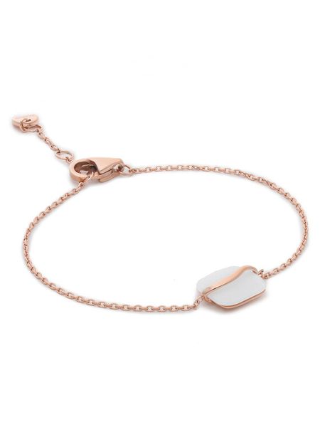 Skagen Bransoletka SKJ1815791 Różowe złocenie. Czerwone bransoletki damskie Skagen, metalowe. Za 179.99 zł.