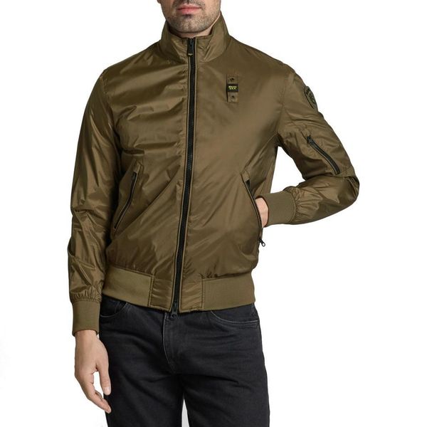 Kurtka BLAUER BRAHMS Zielony. Zielone kurtki męskie Blauer, xl, bez wzorów, z tkaniny, bez kaptura. Za 1,176.99 zł.