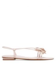 Aldo Sandały Gardenia 13986282 Różowy. Czerwone sandały damskie Aldo, bez wzorów, ze skóry, bez obcasa, na płaskiej podeszwie. Za 279.99 zł.