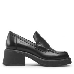 Półbuty Vagabond Shoemakers. Czarne półbuty damskie Vagabond Shoemakers, bez wzorów, bez obcasa, na obcasie. Za 499.99 zł.