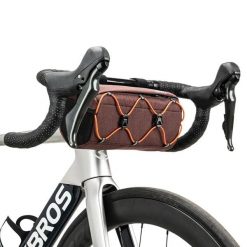Torba na kierownicę roweru z paskiem na ramię ROCKBROS. Fioletowe torby męskie na ramię ROCKBROS, bez wzorów, z materiału, na ramię. Za 128.96 zł.