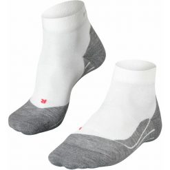 Skarpety damskie Falke RU4. Czerwone skarpetki damskie Falke, bez wzorów. Za 89.00 zł.