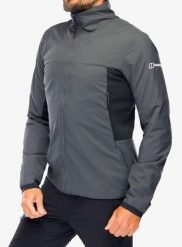 Kurtka polarowa męska Berghaus MTN Guide MW Hybrid Jacket. Szare kurtki narciarskie i snowboardowe damskie Berghaus, m, bez wzorów, z materiału, bez kaptura, narciarskie, primaloft. Za 768.40 zł.