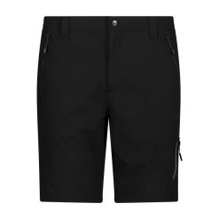 Szorty bermudzkie CMP. Czarne szorty męskie CMP, bez kołnierzyka. Za 257.50 zł.