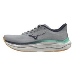 Buty do biegania Mizuno Wave Sky 9. Szare obuwie do biegania damskie Mizuno, mizuno wave. Za 699.99 zł.