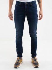 BIG STAR Dżinsy "Deric" - Skinny fit - w kolorze granatowym rozmiar: W34/L32. Niebieskie jeansy męskie Big Star. Za 144.92 zł.