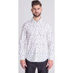 KOSZULA SLIM FIT DIESEL. Białe koszule męskie Diesel, l, bez wzorów, z bawełny, bez kołnierzyka, bez ramiączek. Za 304.50 zł.