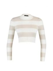 Trendyol Sweter w kolorze kremowym rozmiar: M. Brązowe golfy damskie Trendyol, m, bez wzorów, bez ramiączek. Za 61.75 zł.