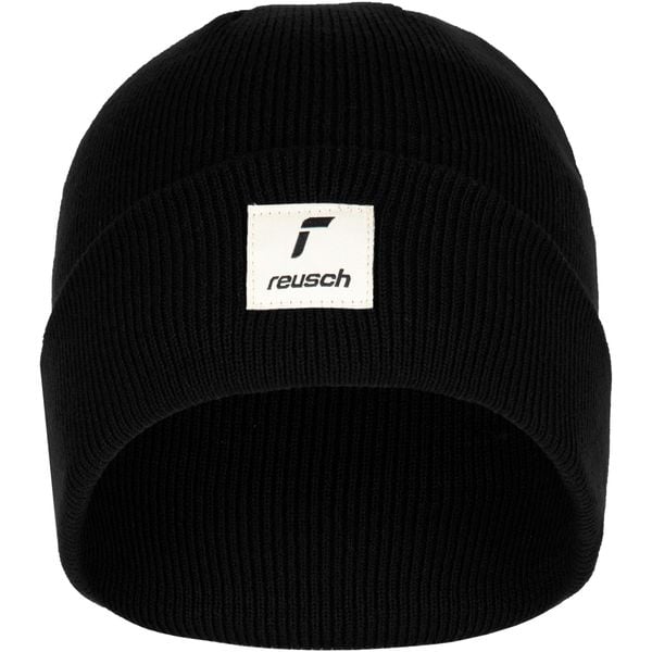 Czapka REUSCH Dustin Beanie. Czarne czapki męskie REUSCH, bez wzorów, sportowe. Za 54.00 zł.