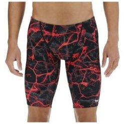 Spodenki treningowe do kolan TYR Synapse 610 - jammery L (UK36). Czerwone kąpielówki męskie TYR, l, bez wzorów, do pływania. Za 219.00 zł.