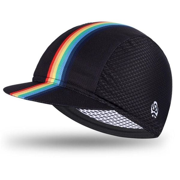 Czapka letnia przeciwsłoneczna WEST BIKING YP0201298 dwustronna - Tęcza/Czarna. Czarne czapki męskie WEST BIKING, bez wzorów, z materiału. Za 79.60 zł.