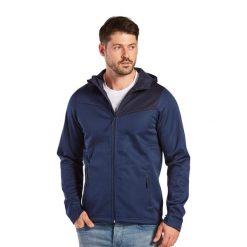 Kurtka Erima Softshell Performance. Niebieskie kurtki męskie Erima, xl, bez wzorów, z materiału, bez kaptura. W wyprzedaży za 157.00 zł.