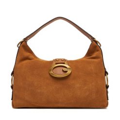 Torebka Guess. Brązowe torebki klasyczne damskie Guess, z aplikacjami, bez dodatków. Za 799.99 zł.