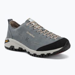 Buty trekkingowe Kimberfeel Folin 2. Szare buty trekkingowe męskie Kimberfeel, z materiału, przed kostkę, bez zapięcia, trekkingowe. Za 529.99 zł.