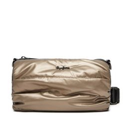 Torebka Pepe Jeans. Żółte listonoszki damskie Pepe Jeans, bez wzorów, z jeansu, bez dodatków. Za 189.99 zł.