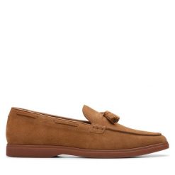 Mokasyny Clarks. Brązowe mokasyny męskie Clarks. Za 399.99 zł.