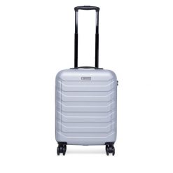 Walizka kabinowa GINO ROSSI. Szare walizki Gino Rossi, bez wzorów. Za 259.99 zł.