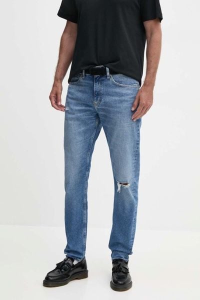 CALVIN KLEIN Błękitne męskie jeansy Slim Taper, Rozmiar 33/32. Niebieskie jeansy męskie CALVIN KLEIN. W wyprzedaży za 324.99 zł.