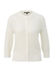 S.Oliver Kardigan w kolorze białym rozmiar: 40. Białe kardigany damskie S.Oliver, s, bez wzorów, ze splotem. Za 239.99 zł.