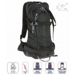 Plecak narciarski Élémenterre Norsnow. Czarne plecaki damskie Elementerre, bez wzorów, sportowe. Za 280.00 zł.