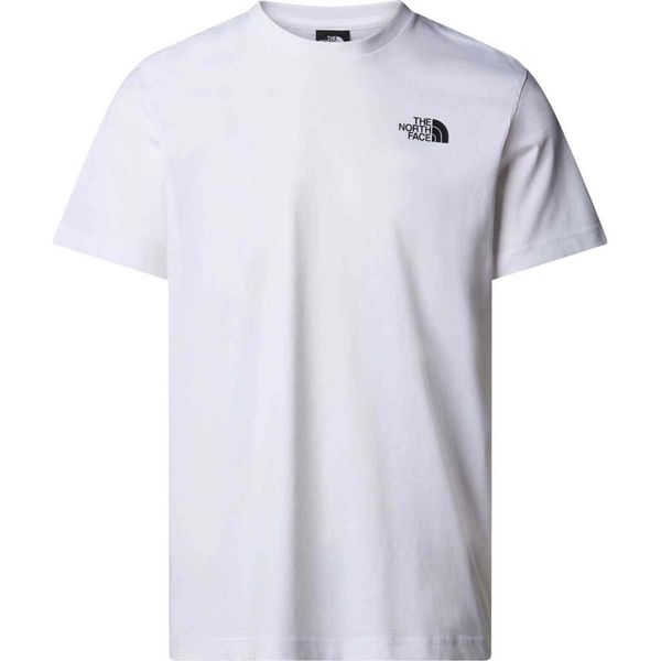 1321 The North Face Casual T-shirt męski XXL, krótki rękaw, standardowy krój. Białe t-shirty męskie The North Face, m, bez wzorów, z bawełny, bez kołnierzyka. Za 277.99 zł.