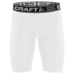 Spodenki kompresyjne Craft pro control. Białe szorty sportowe męskie Craft, xl, z materiału, na fitness i siłownię. Za 236.50 zł.