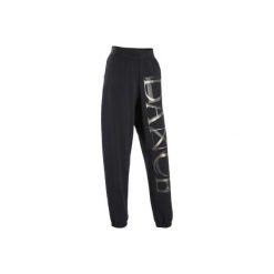 Luźne spodnie modułowe do tańca nowoczesnego damskie. Czarne spodnie sportowe damskie DOMYOS, l, z bawełny, na fitness i siłownię. Za 69.99 zł.