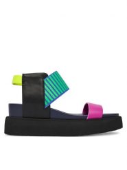 United Nude Sandały Rico Sandal II 1101496816 Kolorowy. Sandały damskie United Nude, bez wzorów, ze skóry, bez obcasa, na koturnie. Za 929.99 zł.