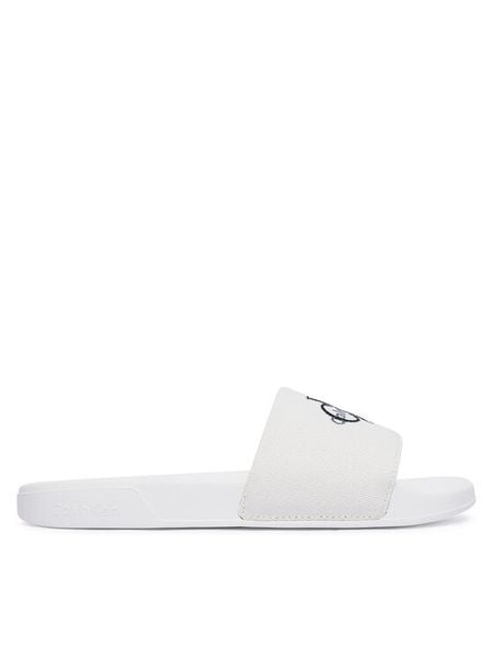 Calvin Klein Klapki Ess HW0HW02958 Biały. Białe klapki damskie CALVIN KLEIN, bez wzorów, z materiału, bez obcasa. Za 169.99 zł.