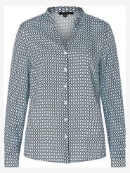 More & More Bluzka w kolorze błękitno-czarnym rozmiar: 38. Czarne bluzki damskie MORE & MORE, s, bez wzorów, z wiskozy, klasyczne, bez kołnierzyka, bez ramiączek. Za 139.20 zł.