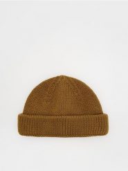 Bawełniana czapka beanie - brązowy. Brązowe czapki męskie Reserved, bez wzorów, z bawełny. W wyprzedaży za 35.99 zł.